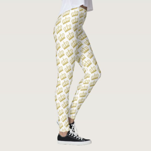 Gouden Kroon - luxe koninklijk Leggings (Rechts)