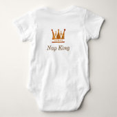 Gouden kroon, Nap King Baby Jersey Bodysuit (Achterkant)