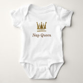 Gouden kroon, Nap Queen Baby Jersey Bodysuit (Voorkant)