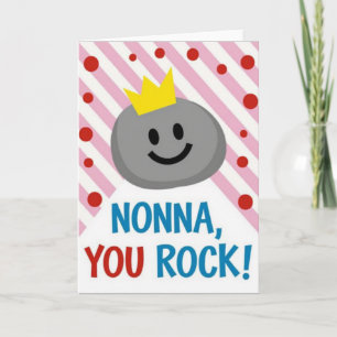 Gouden Kroon Nonna Rocks Card Kaart