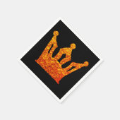 Gouden Kroon Standaard Cocktail Servet (Hoek)