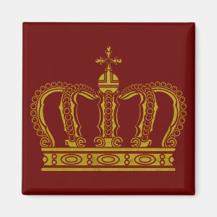 Gouden Kroon + uw ideeën Magneet