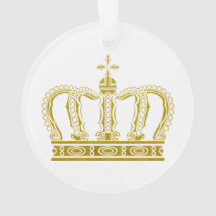 Gouden Kroon + uw ideeën Ornament