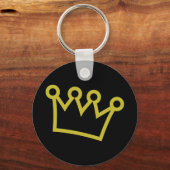 gouden kroonkreeft sleutelhanger (Voorkant)