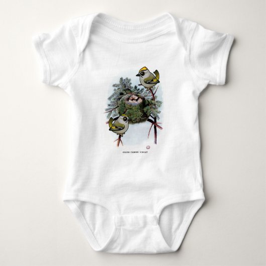  gouden kroonkroon Kinglet Romper (Voorkant)