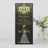 Gouden kroonluier kaart (Staand voorkant)