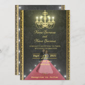 Gouden kroonluier kaart (Voorkant / Achterkant)