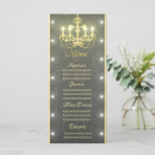 Gouden kroonluier menu (Staand voorkant)