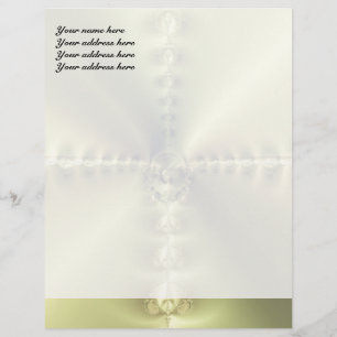 Gouden Kruis Briefhoofd Ontwerp