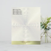 Gouden Kruis Briefhoofd Ontwerp (Staand voorkant)