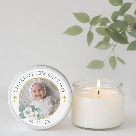 Gouden Kruis doop ten gunste van Sticker | Elegant