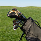 Gouden Kruis Dubbele Adelaar met Lion Pride Golfheadcover (Insitu)