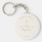 Gouden Kruis en Laurels Sleutelhanger (Voorkant)