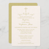 Gouden Kruis en Lauwerbladeren Kaart (Voorkant / Achterkant)