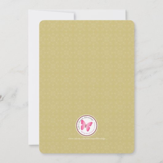 Gouden Kruis en Lauwerbladeren Kaart (Achterkant)