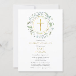 Gouden Kruis Groenheidsluir Feest van het Leven Kaart