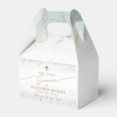 Gouden Kruis Jongen Dank U Eerste Heilige Communie Bedankdoosjes (Achterkant)