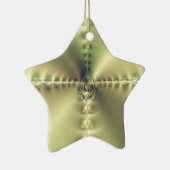 Gouden Kruis Keramisch Ornament (Rechts)