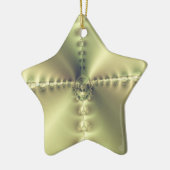 Gouden Kruis Keramisch Ornament (Links)