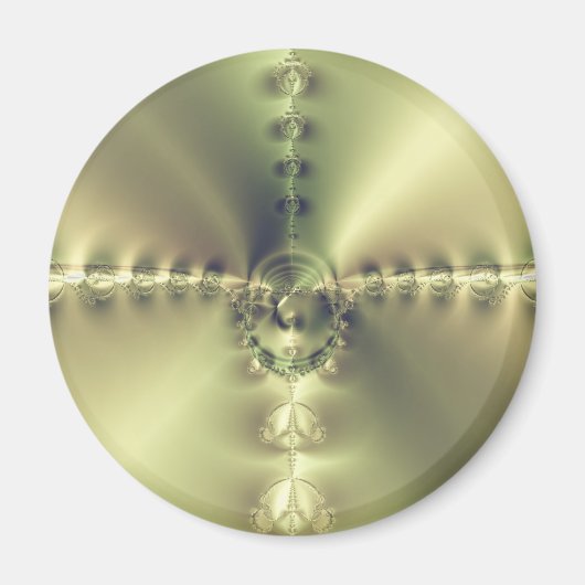 Gouden Kruis Magneet (Voorkant)