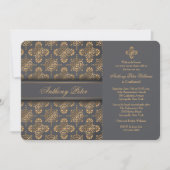 Gouden Kruis religieuze uitnodiging (Voorkant)