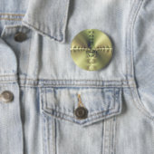 Gouden Kruis Ronde Button 5,7 Cm (In situ)