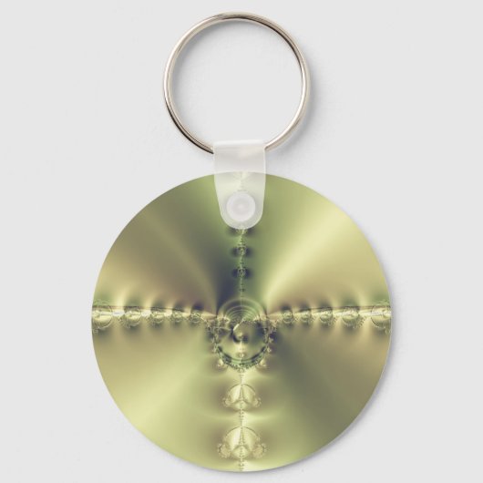 Gouden Kruis Sleutelhanger (Voorkant)