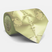 Gouden Kruis Stropdas (Opgerold)