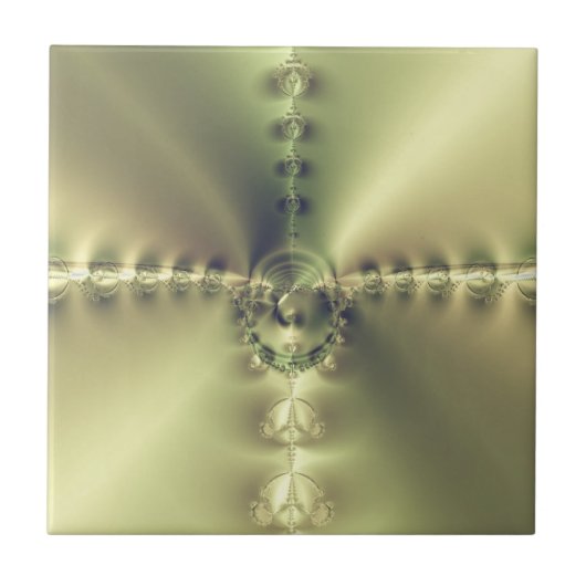 Gouden Kruis Tegeltje (Voorkant)