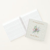 Gouden kruisbeeld | Bloemen | Gebed | Tijdschrift Notitieboek (Binnen)