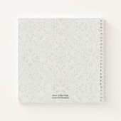 Gouden kruisbeeld | Bloemen | Gebed | Tijdschrift Notitieboek (Achterkant)