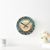 Gouden Krullen Diamant Groen 50ste Huwelijksverjaa Ronde Klok (Huis)