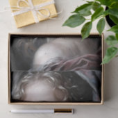Gouden Krullen En Blosende Blik Decoupage Tissuepapier (Geschenk)