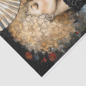 Gouden krullen en Midnight Lace Decoupage Tissuepapier (Detail)