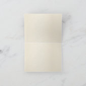 Gouden Krullen en Zwarte Letters Bedankkaartjes Bedankkaart (Binnen)