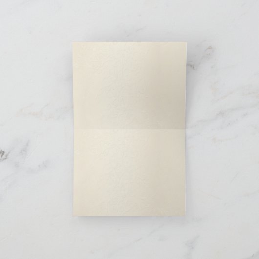 Gouden Krullen en Zwarte Letters Bedankkaartjes Bedankkaart (Binnen)