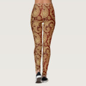 Gouden Krullen Leggings (Achterkant)