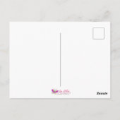 Gouden kuifgroen met kop Finch Fantasy Bird Briefkaart (Achterkant)