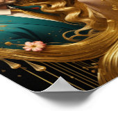 Gouden kunstkoppel poster (Hoek)