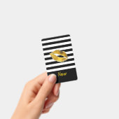 Gouden Kus Bagage Label / Badge (Handheld)