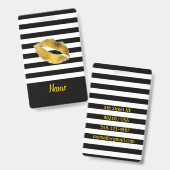 Gouden Kus Bagage Label / Badge (Voor- en achterkant)