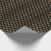 Gouden kussen cadeaupapier (Hoek)