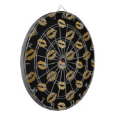Gouden kussen dartbord (Voorkant Links)