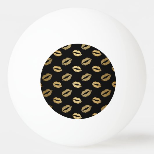 Gouden kussen pingpongbal (Voorkant)