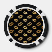 Gouden kussen poker chips (Achterkant)