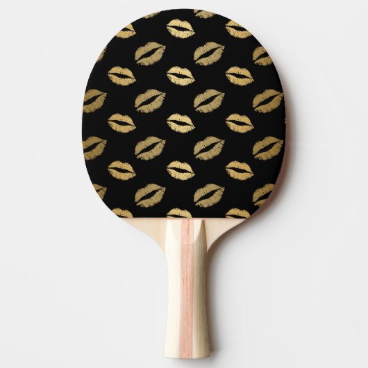 Gouden kussen tafeltennisbatje (Voorkant)