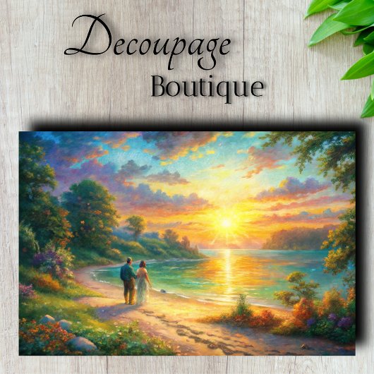 Gouden Kust Decoupage Tissuepapier