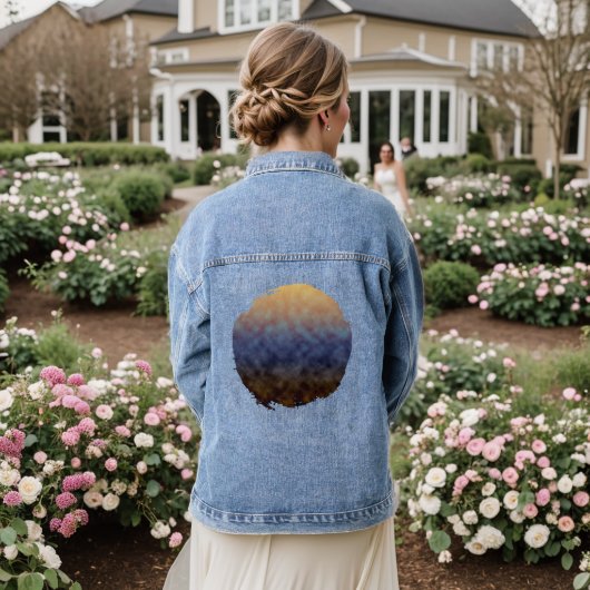 Gouden Kustlijn Denim Jacket (Huwelijk Achterkant)