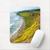 Gouden kustlijn in bloei muismat (Met muis)