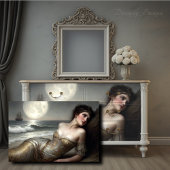 Gouden Kustlijn Zeemeermin Decoupage Tissuepapier